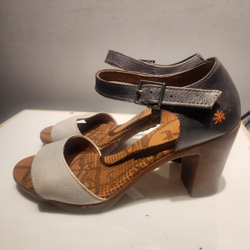 Sandales Art Company cuir véritable – Made in Spain – Talon bloc